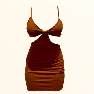 Tallulah Dress - Rust